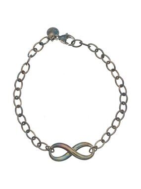 Tiffany & Co Infinity Motif Chain Bracelet Silver